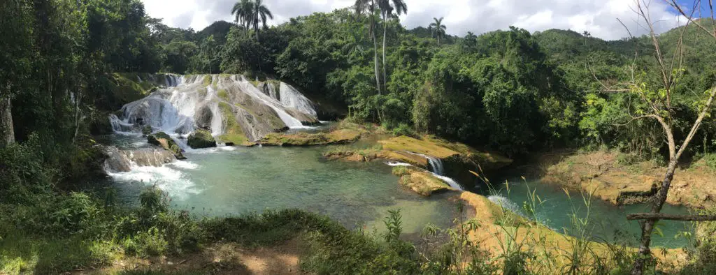 Picture of El Nicho Waterfalls in Cuba.