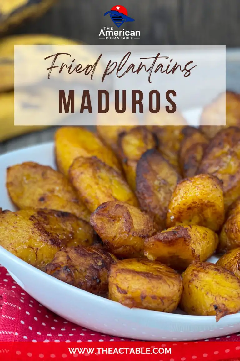 Maduros (Fried Sweet Plantains) - The American Cuban Table