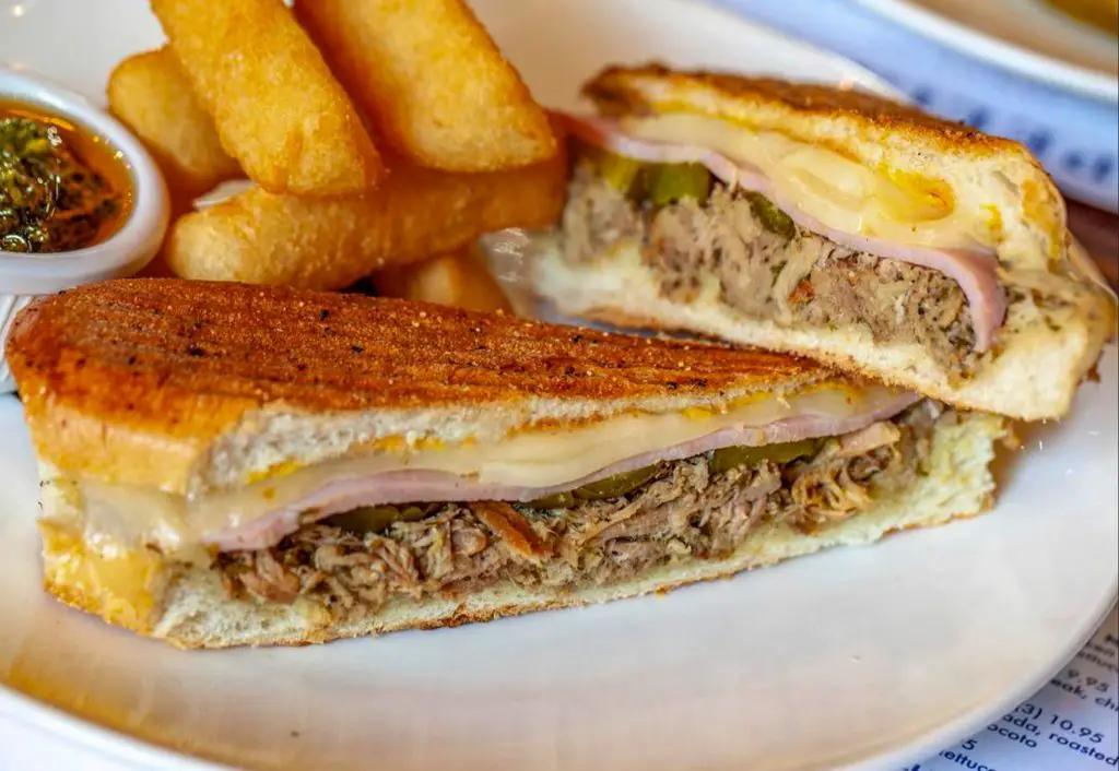 A Cuban sandwich from the Coppelia restaurant.