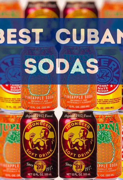 A variety of The Best Cuban sodas