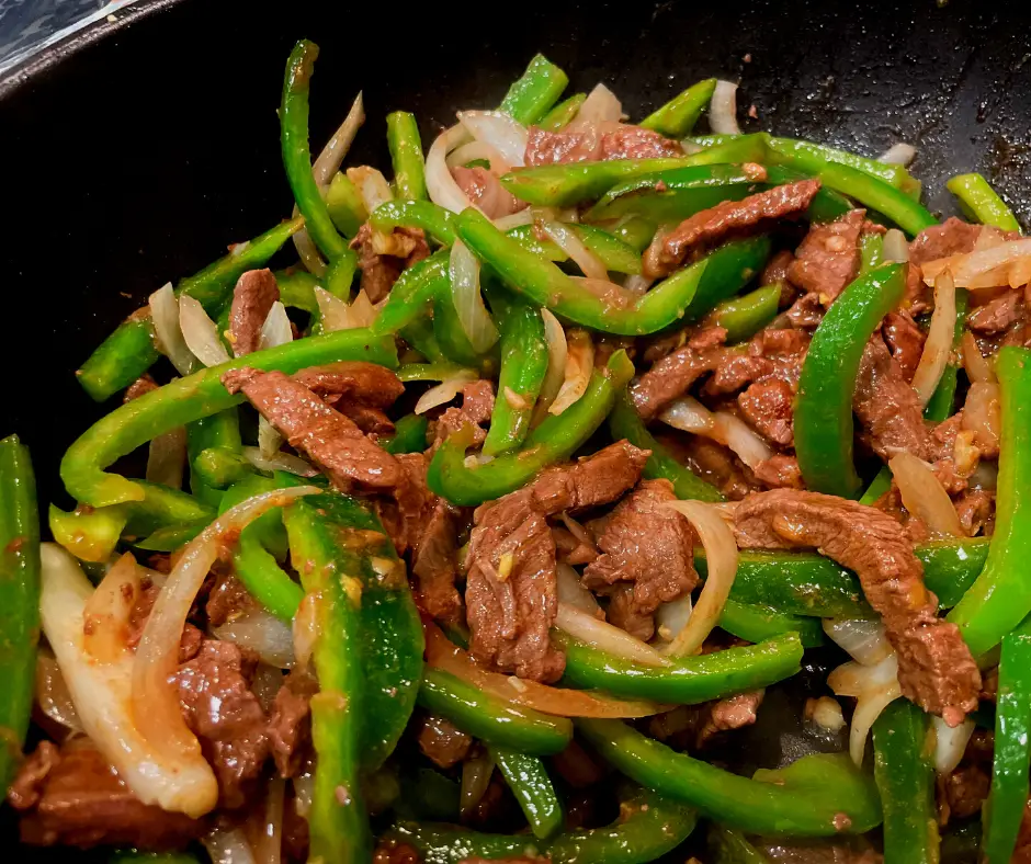 Easy and delicious Pepper Steak.