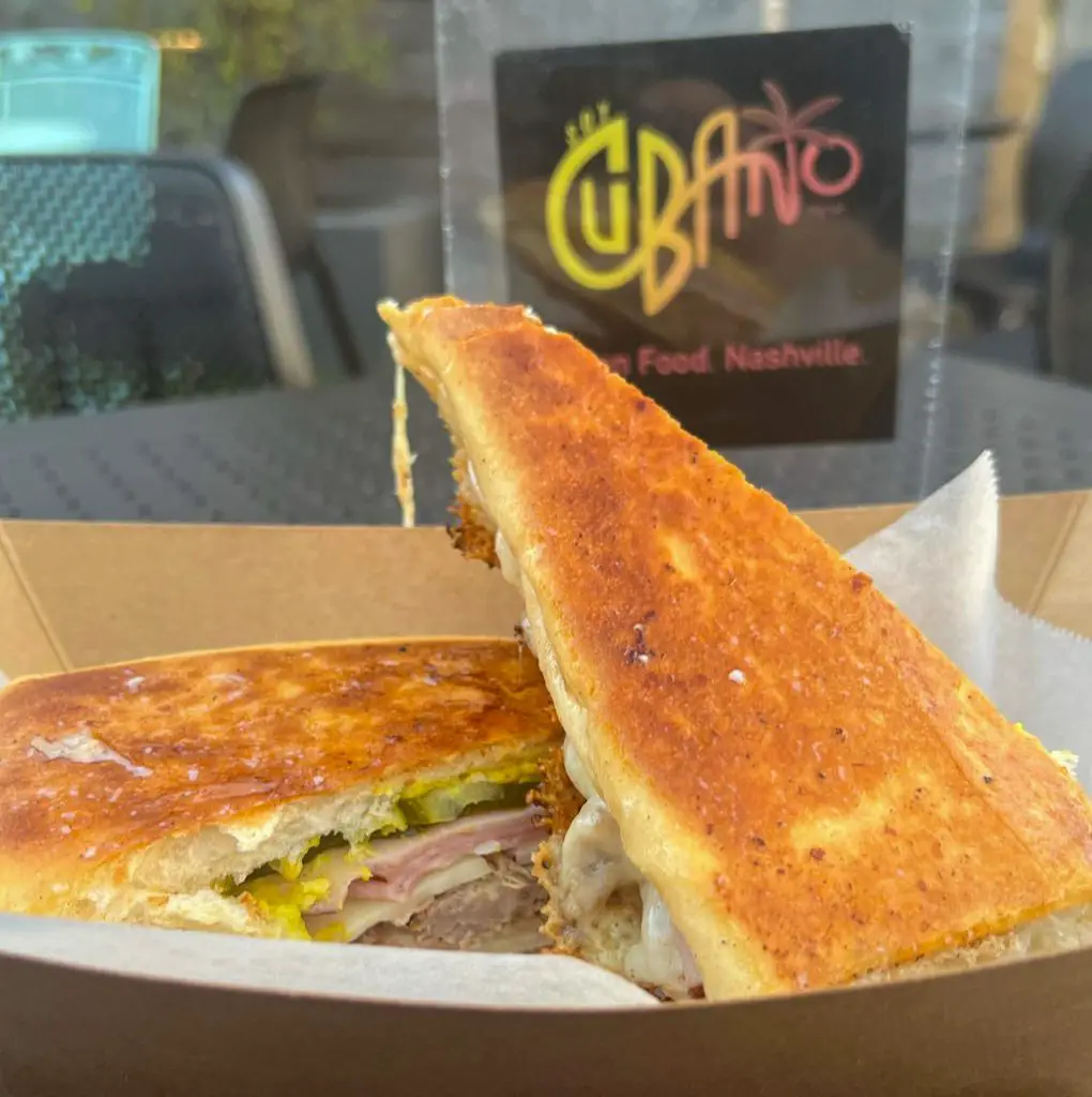 A stacked Cuban sandwich from Soy Cubano.