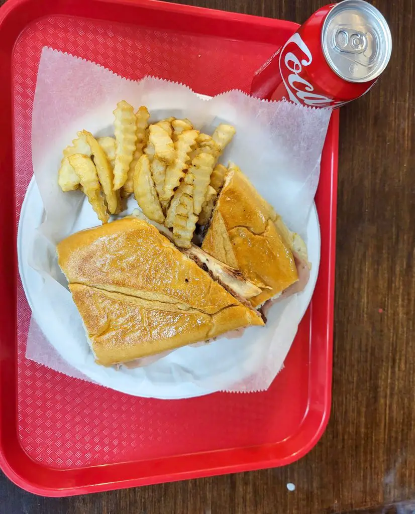 A Cuban sandwich from Mi Sueno Cuban Express restaurant.